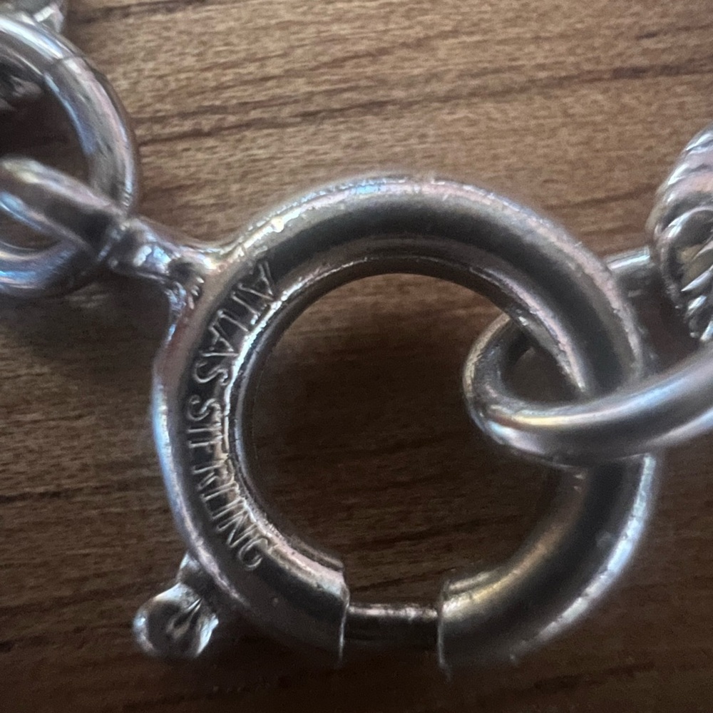 Sterling silver charm bracelet - Picture 7 of 7